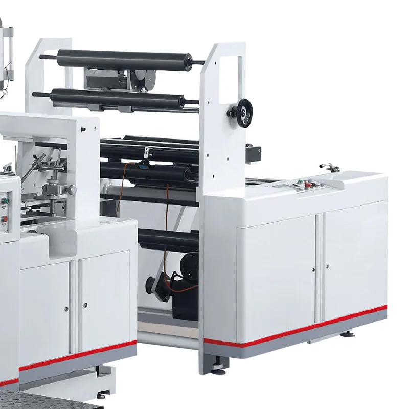 
200pcs/minPaper bag making machine Kraft Paper Bag Square Bottom Takeout Packing Bag Making Machine food 