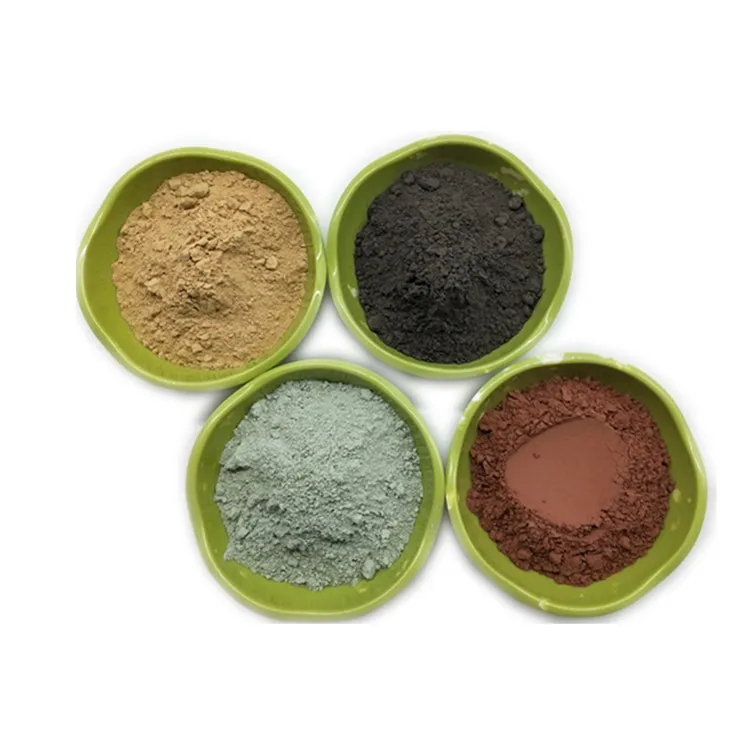 Volcanic ash mud supplier White/green/Volcanic ash powder for cosmetic mud moxibustion use
