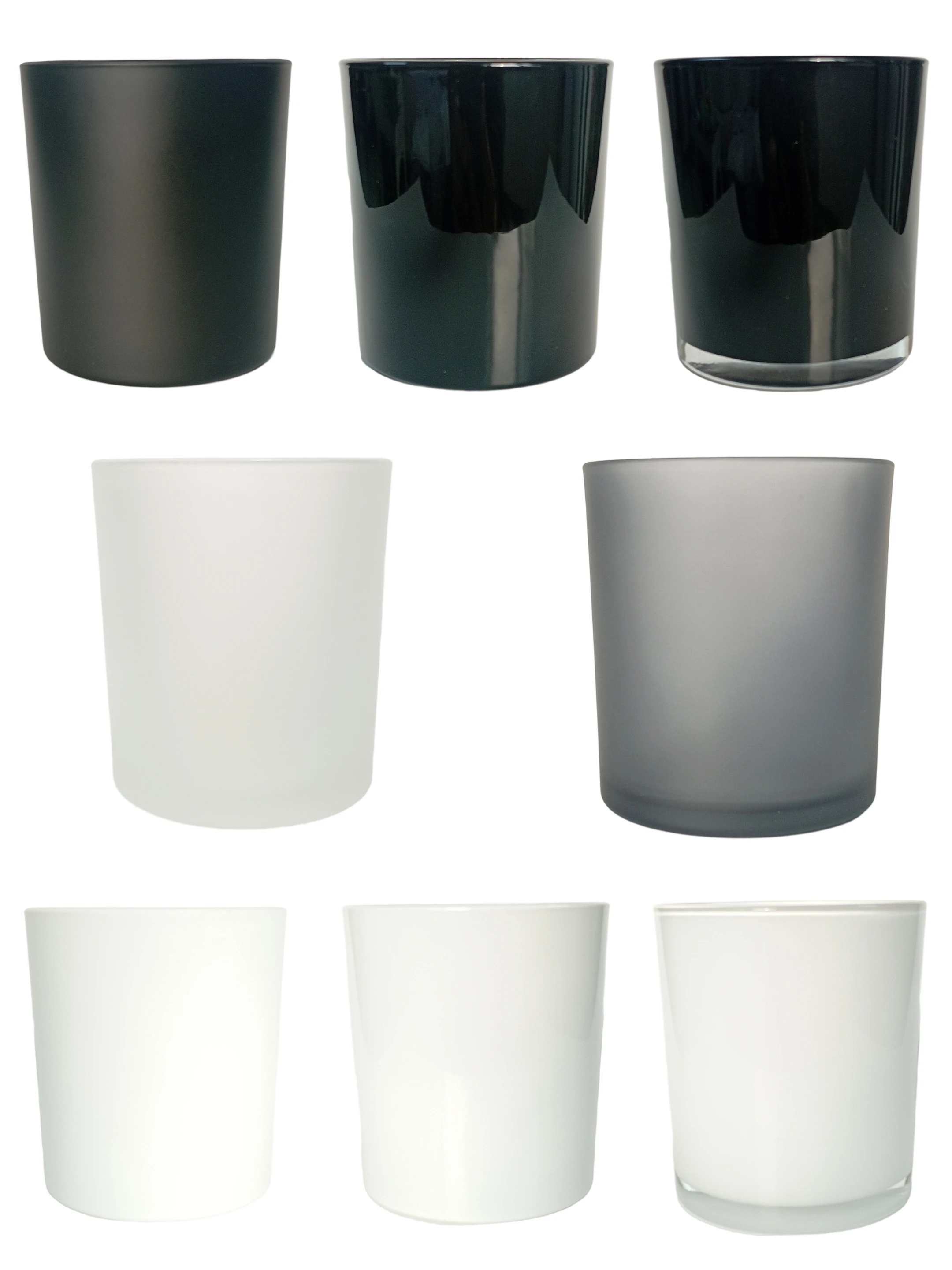 Wholesale7oz 10 oz 14 oz colored scented candle in glass jars with wooden lid customizable borosilicate glass candle jar