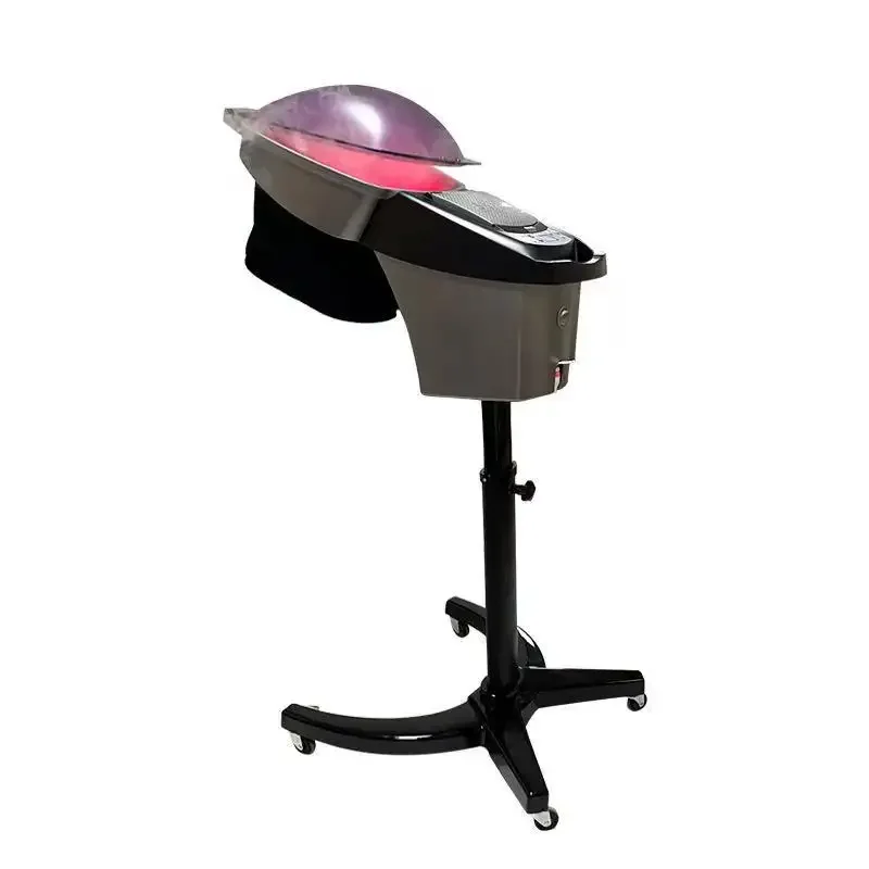 Professional salon equipment ozone hair steamer micro mist infrared light hair spa steamer