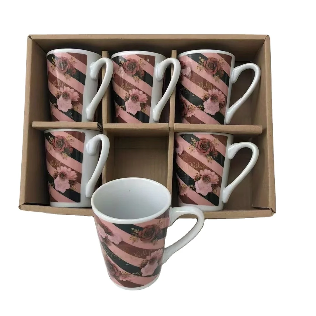 8oz Porcelain mug, ceramic mug, coffee cup