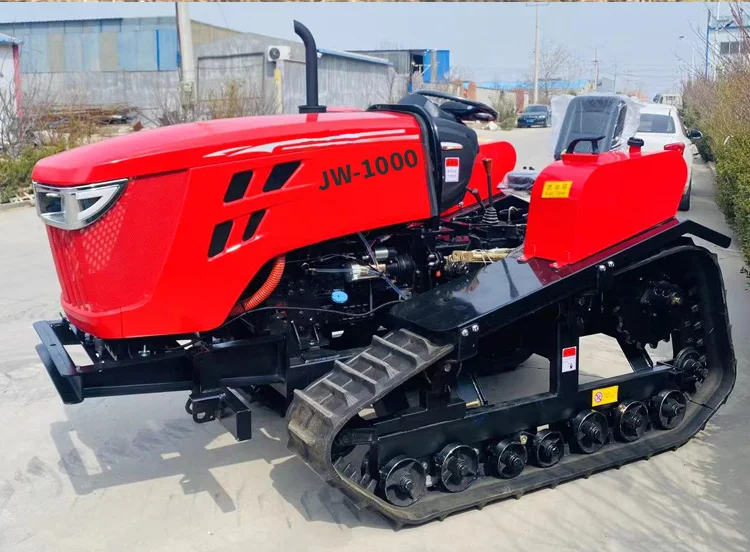 Crawler Tractor 35HP 50HP 80HP 120HP Agricultural Rubber Crawler Tractor with COMPLIMENTARY multifunctional accessories