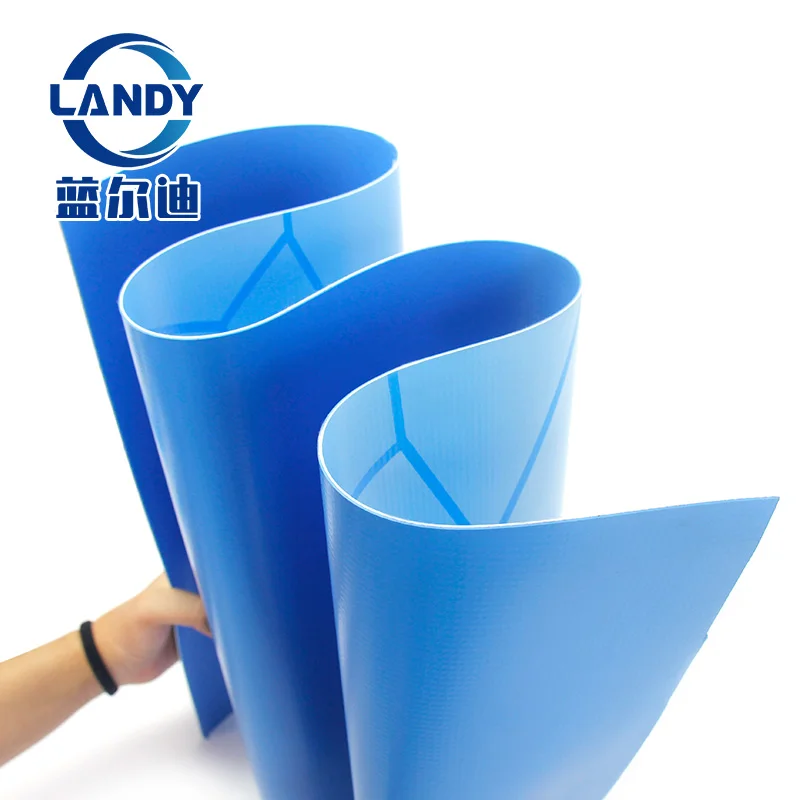 Landy Dark Blue Inground Swimming Pool Liners PVC Material for Large Hotel Swimming Pool