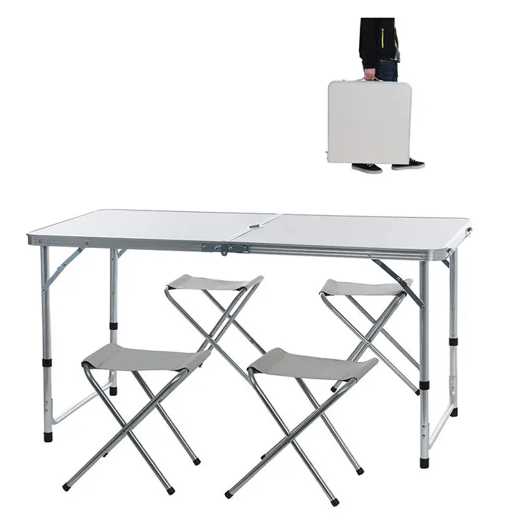 used outdoor furniture aluminum camping folding picnic table and chair