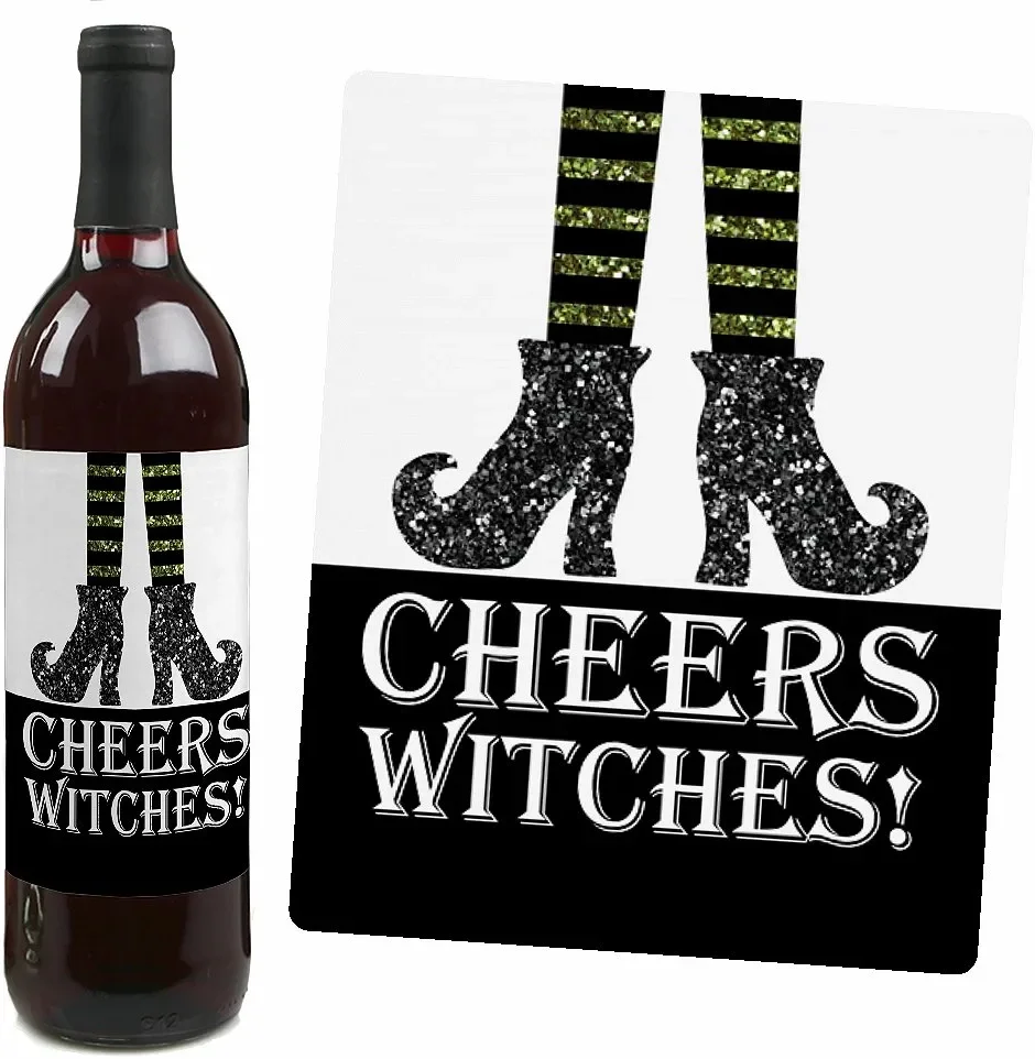 Packaging Wine Bottle Label Custom Stickers Black Label Whiskey Sticker