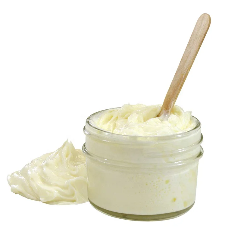 Natural body scrub exfoliating raw organic body whipped shea butter private label