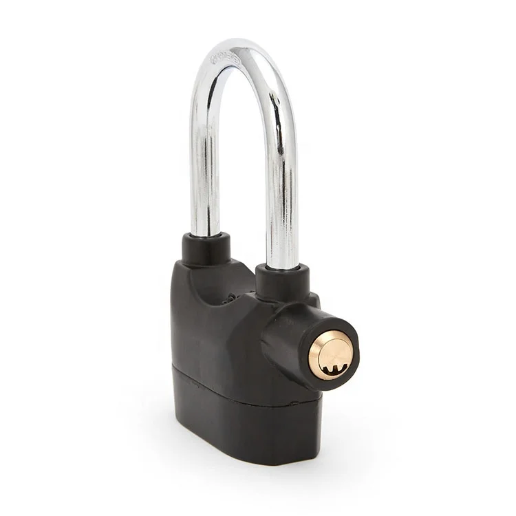 Waterproof Siren Security Alarm Padlock 110dba Moto Lock Motorcycle Alarm Lock