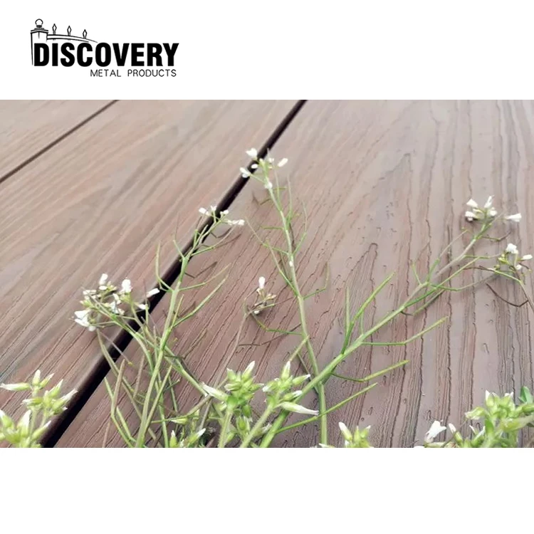 Wholesale Factory Prices Easy Installation Bicolor Composite Co-extrusion Decking Wood Grain color WPC Decking