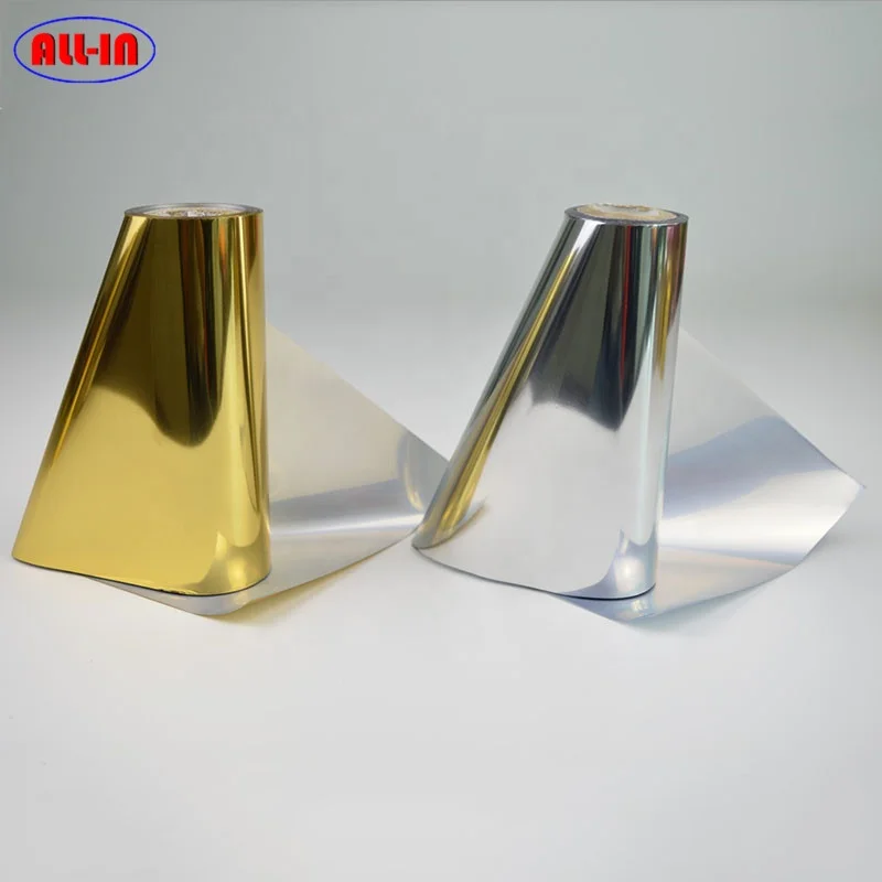 Wholesale Toner Reactive Foil Heat Transfer Foil Gold Silver Metallic Hot Stamping Foil Roll for Laser Printer