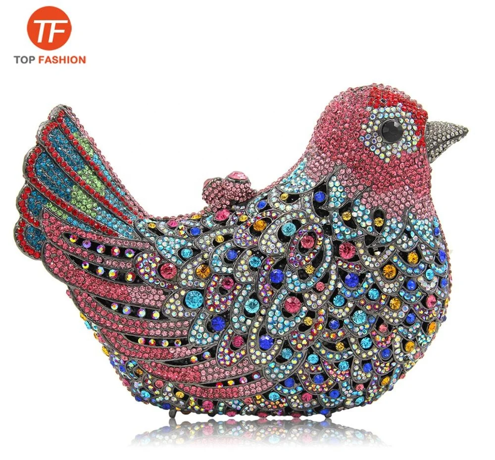 Роскошная вечерняя сумка-клатч с кристаллами и стразами от производителя