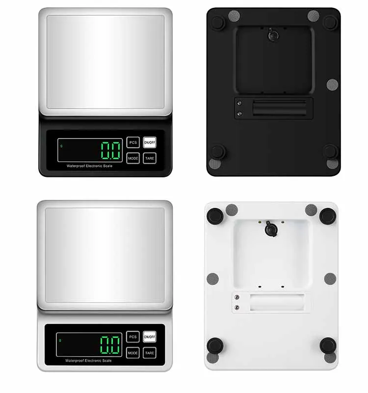 Digital Large 10Kg/15Kg*1G Baking Stainless Steel Multi-Function Electronic Waterproof Kitchen Weighing Scale