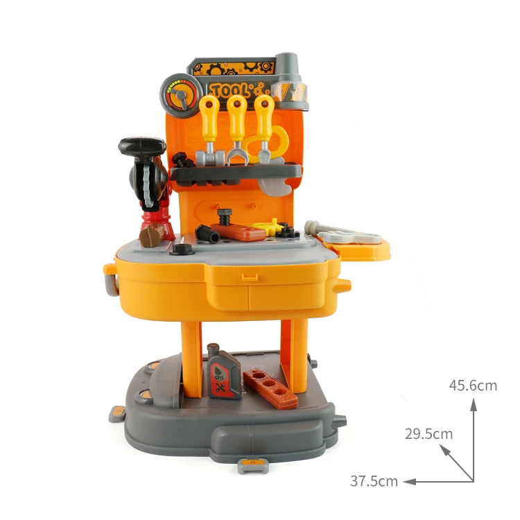 kidewan Portable Tool Backpack 31pcs Pretend Play Tools Kit Toy For Kid Boy