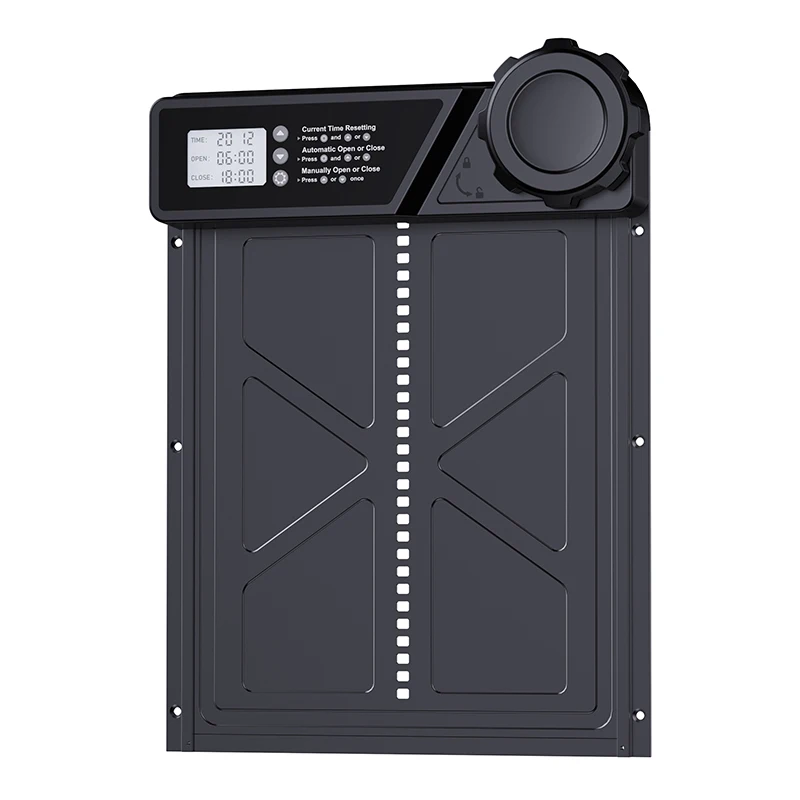 Aluminium Automatic Chicken Flap Battery MASTERFUN Electric Chicken Flap with Waterproof Large Display