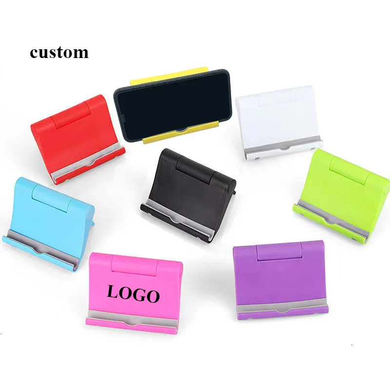 Custom Logo Wholesale Versatile Foldable Phone Tablet Stand Holders Home Supplies Hot Sale Universal Cheap Promotional Gifts
