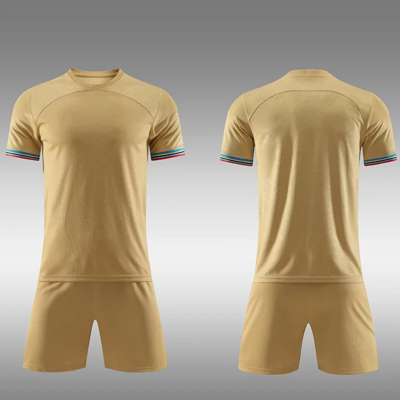 Quick Dry Jersey Football Shirt Men clothes Uniform Sublimation Retro Soccer Jersey Set Kits Soccer Wear