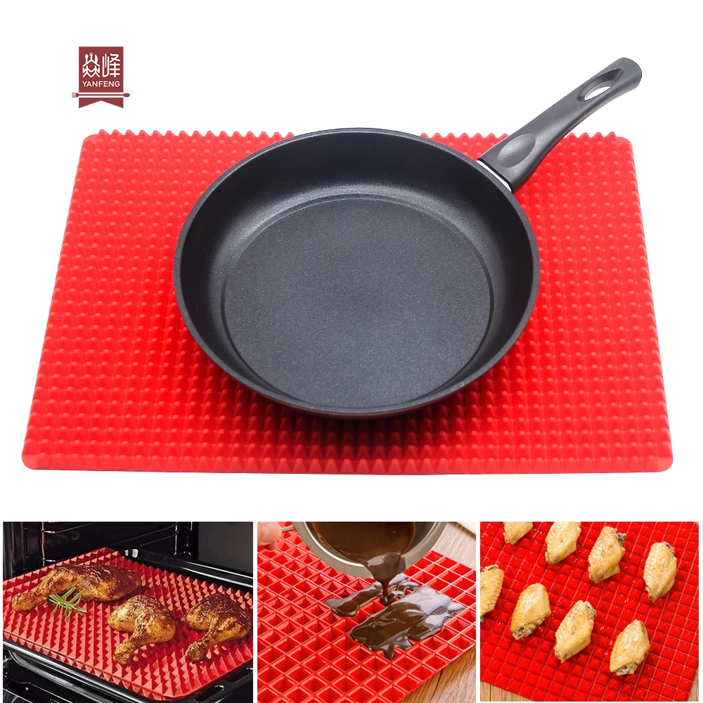 Hot Sale High Temperature Resistance Reusable Non-stick Food Grade Silicone Baking Mat Sheet