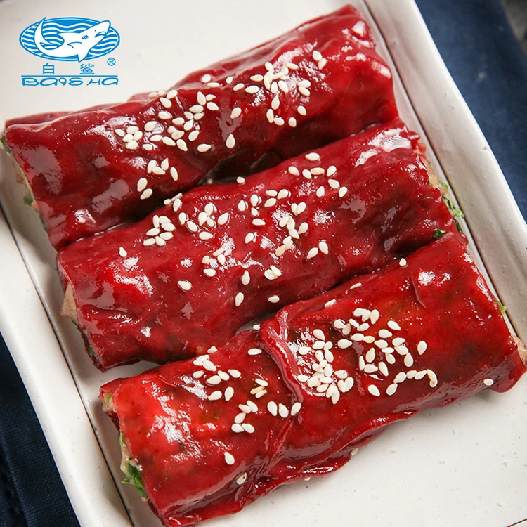  Бренд Гуанчжоу Baisha Экстра грубая рисовая лапша красная бумага влажная премикс Гуандун домашние пакеты 500 г *