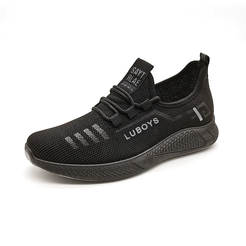 
wholesale china Fly knit casual upper for men and women running tennis badminton shoes 