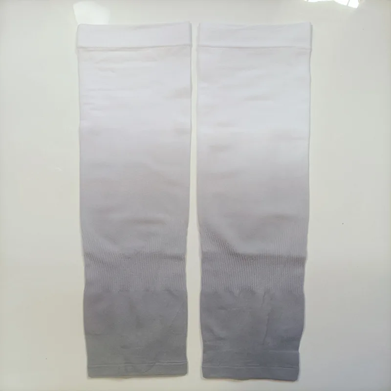 Summer outdoor travel fashion gradient ice silk sleeves sun protection for men and women oversleeve outdoor cycling ice sleeve