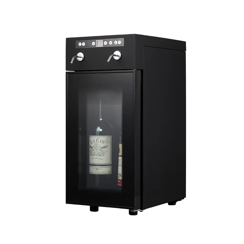 Home Use 2 Bottle Wine Cooler Keep Red Wine Fresh Dispenser Cooler For Party