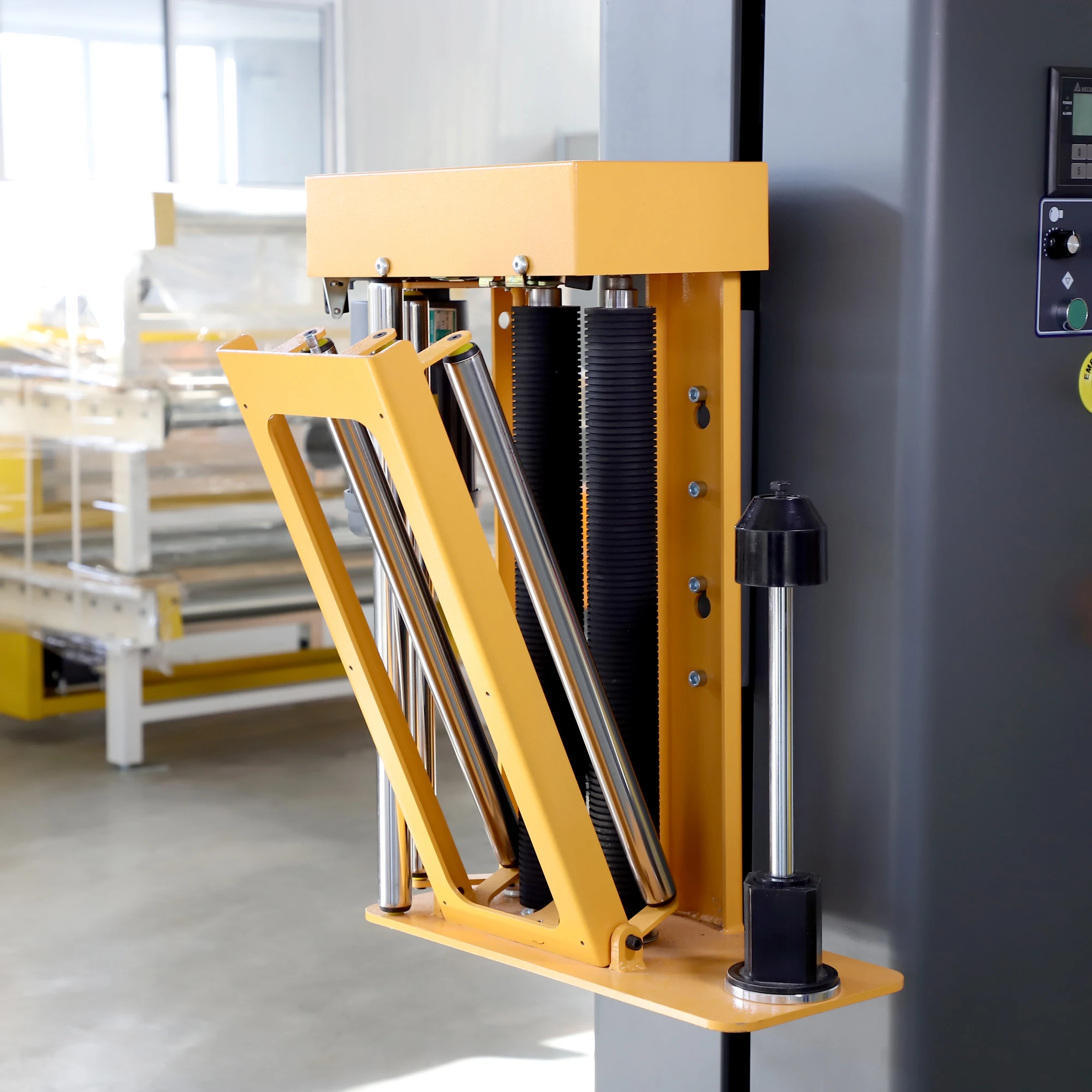 Automatic Skid stretch film wrap/wrapper equipment  pallet wrapping machine pallet packing machine with scale