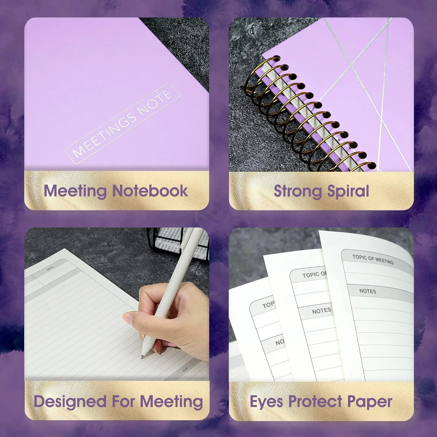 Factory Direct Sale Promotion school thick custom hardcover B5 spiral bound paper notebook