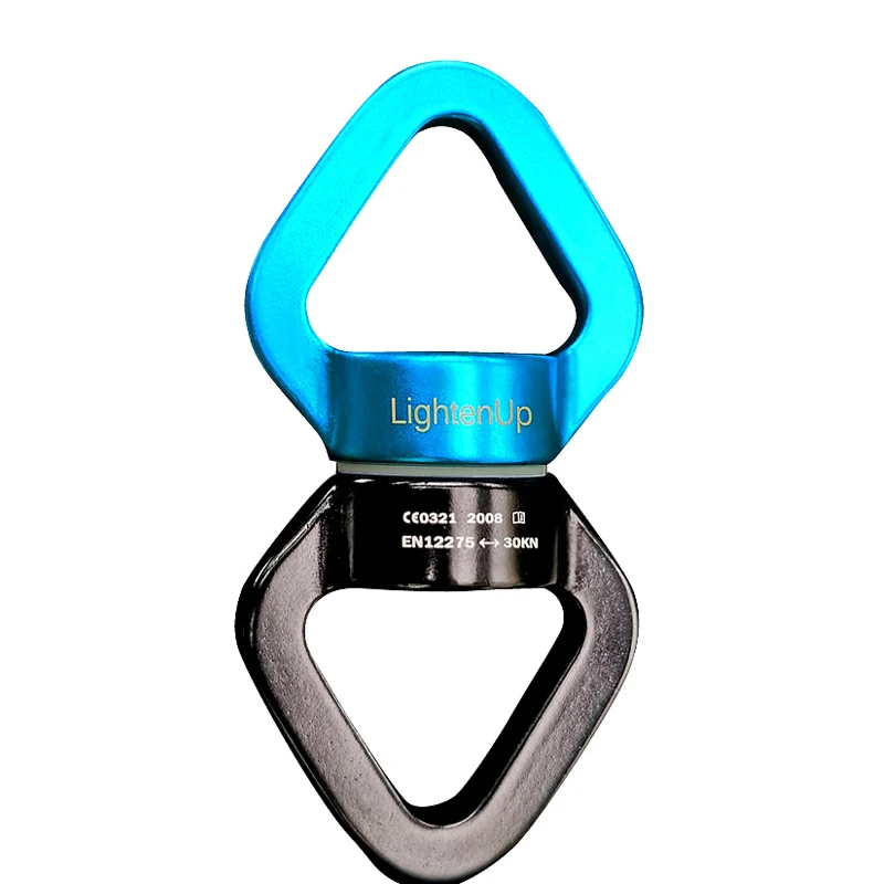 Swing Swivel Safest Rotational Device Swing Spinner Carabiner Swivel Climbing Rope Heavy Duty Carabiner Clips