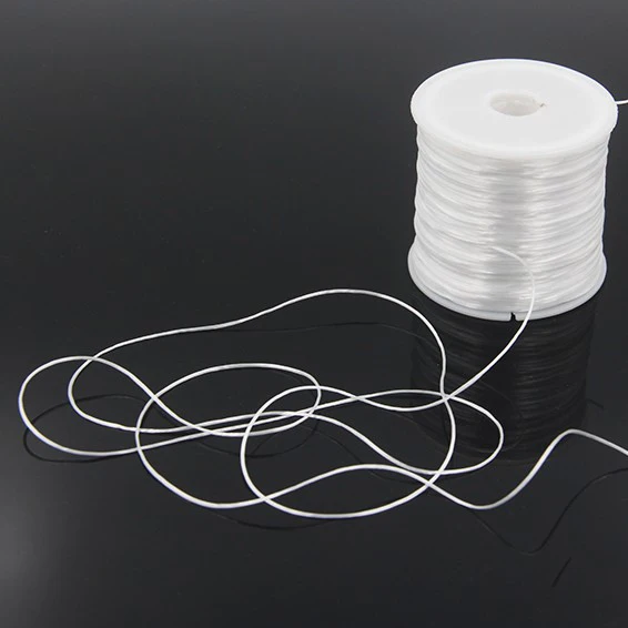 DIY Изготовление ювелирных изделий оптом 0 5 мм 150 м/рулон прозрачный белый нейлон моноволокна бисерная нить