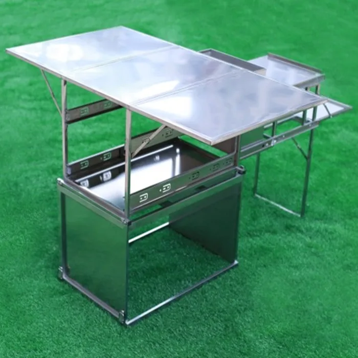  Китайский прицеп для кемпинга мобильная кухня из нержавеющей стали хорошего качества