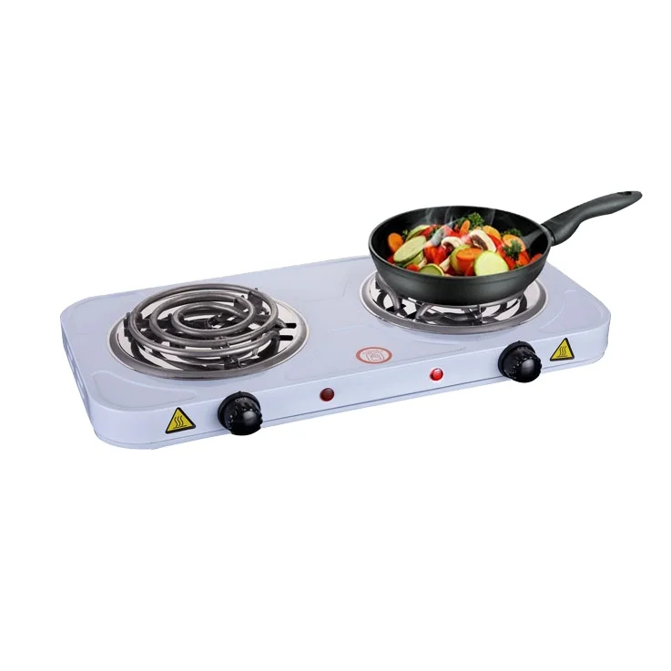 Hot Plate Electric hotplates heater Double coil Burner stove cooker indoor 2000W