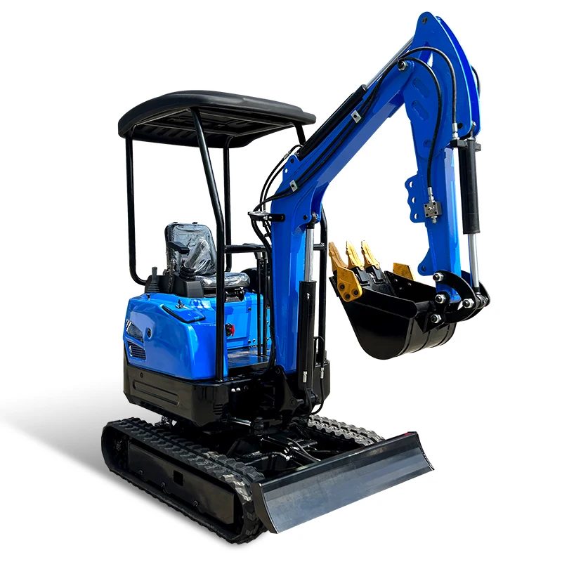 CE 1ton  1.6T excavator cheap price best rubber tire mini hydraulic excavator