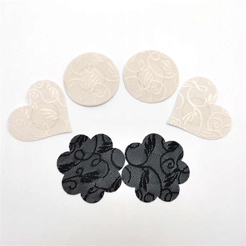Factory Customization Sexy Nipple Cover Disposable Nipple Sticker polyester Nipple Pasties
