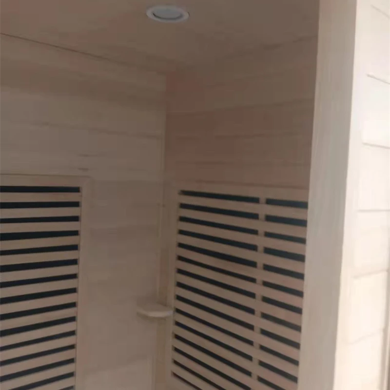 2022 Best Price Traditional Red Cedar 3 People Indoor Wood Sauna Rooms Low Emf Sauna For Sale