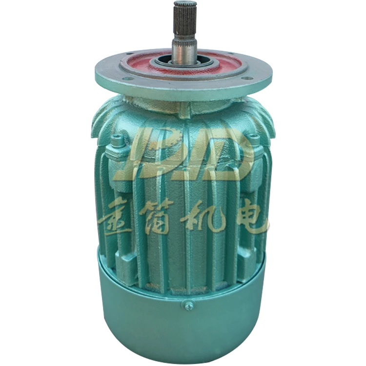 Cone rotor three-phase asynchronous motor 1hp 2hp 3hp 4hp small drive overhead crane drive high torque low speed AC motor