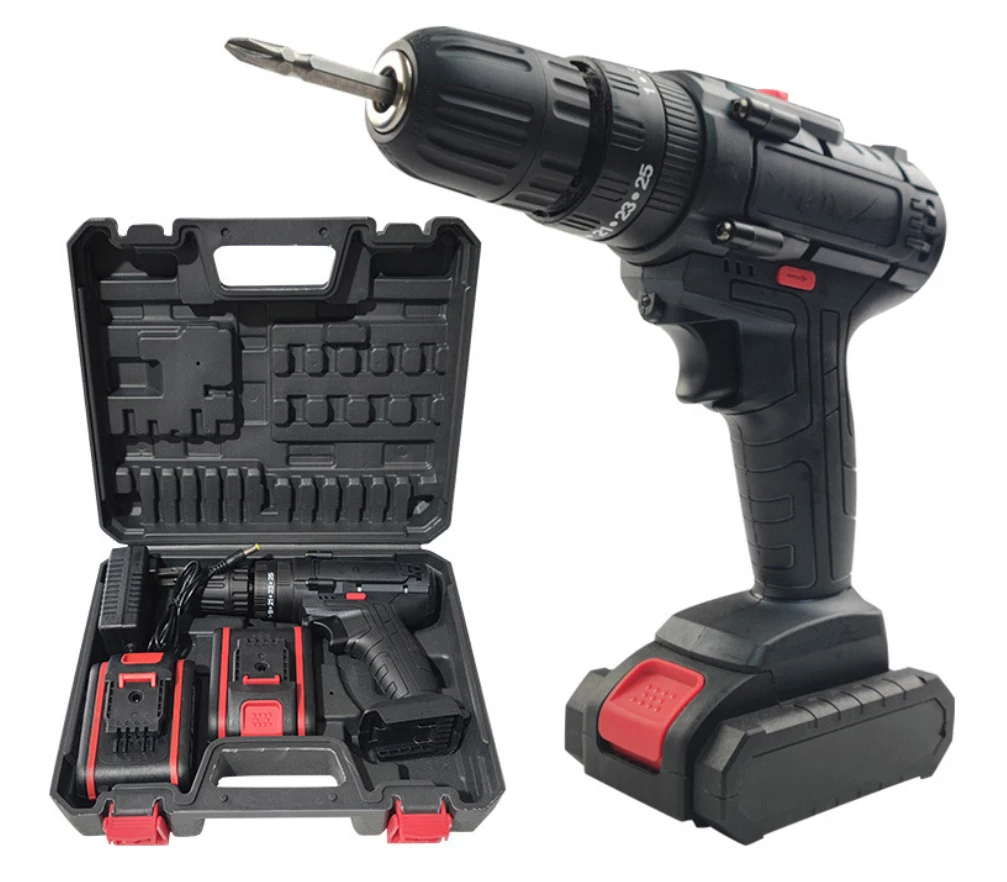 Многофункциональная электрическая Беспроводная перкуссионная дрель 42 в