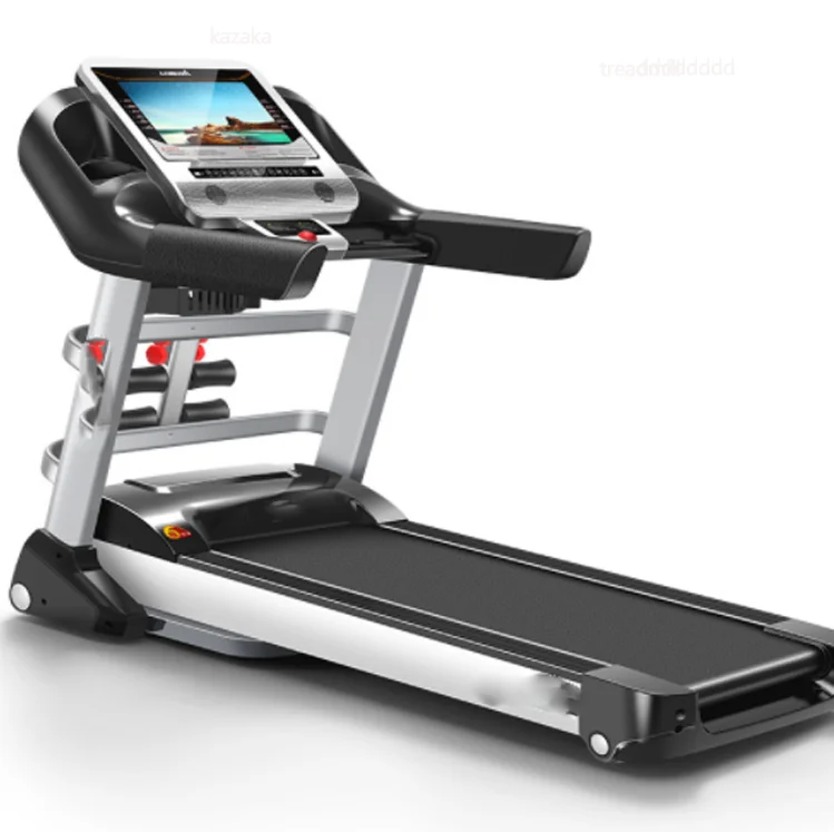 
Professional Gym Equipment Smart Motorized Led Screen Inverter Treadmill With Wifi 