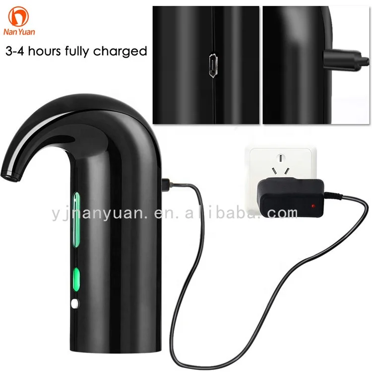 Automatic electric USB charging ABS modern bar accessories One-touch wine pump wine aerator decanter