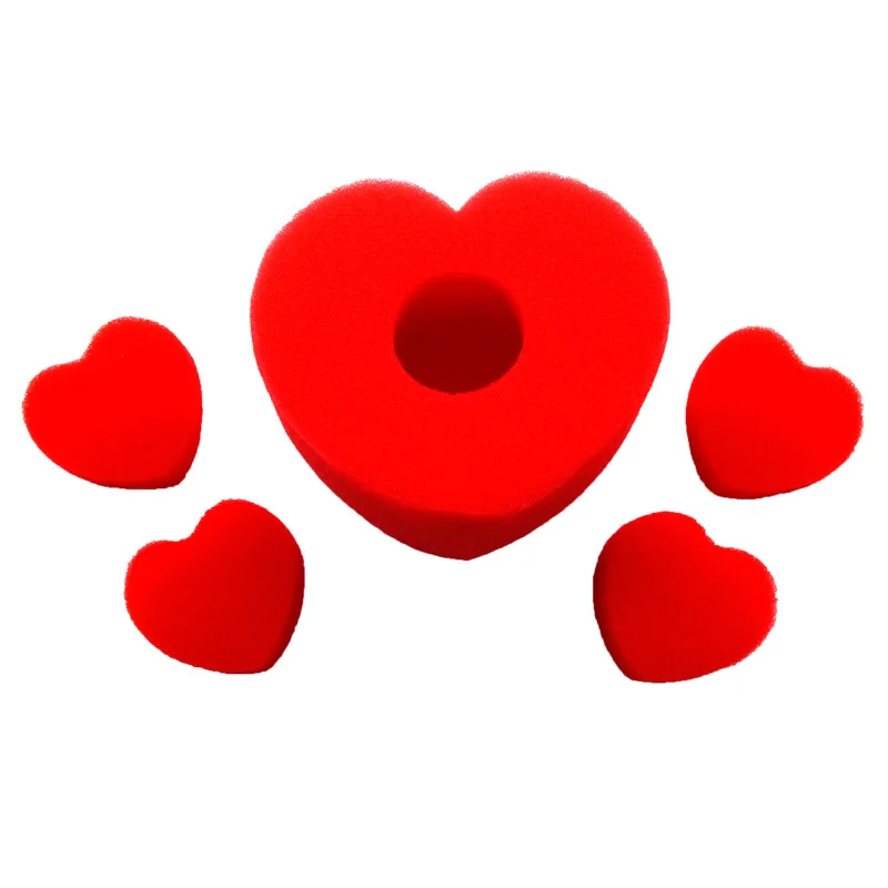 Magic Sponge Heats Appear Sponge Heart Magic Trick Close up Magic Show