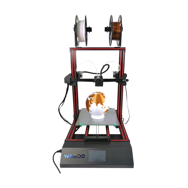 
big size independent dual color dual extruder 3d printer ME40Pro 