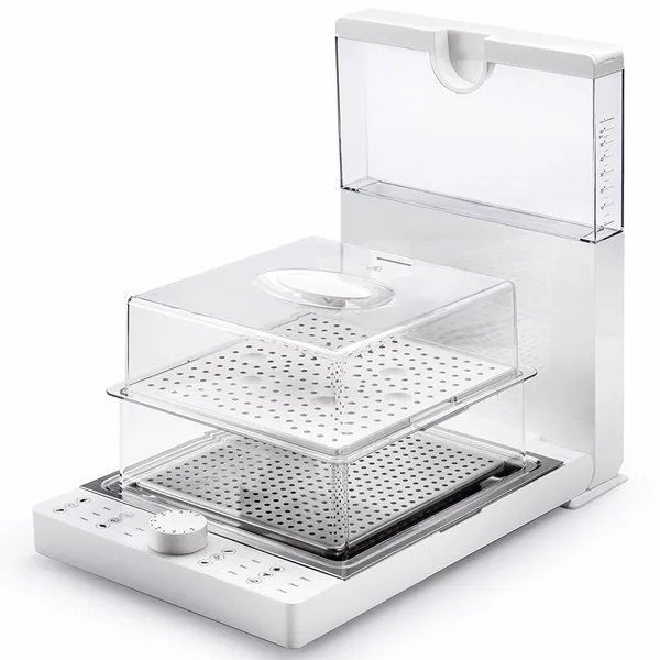YN-S114 2021 new trendy 2 layer electric foldable food steamer