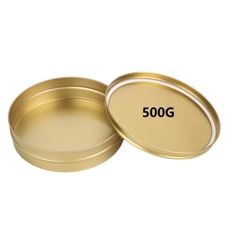 Gold 10g20g30g50g100g125g250g500g food-grade coating Caviar Tin Box for caviar farms Restaurants Distributors Importers
