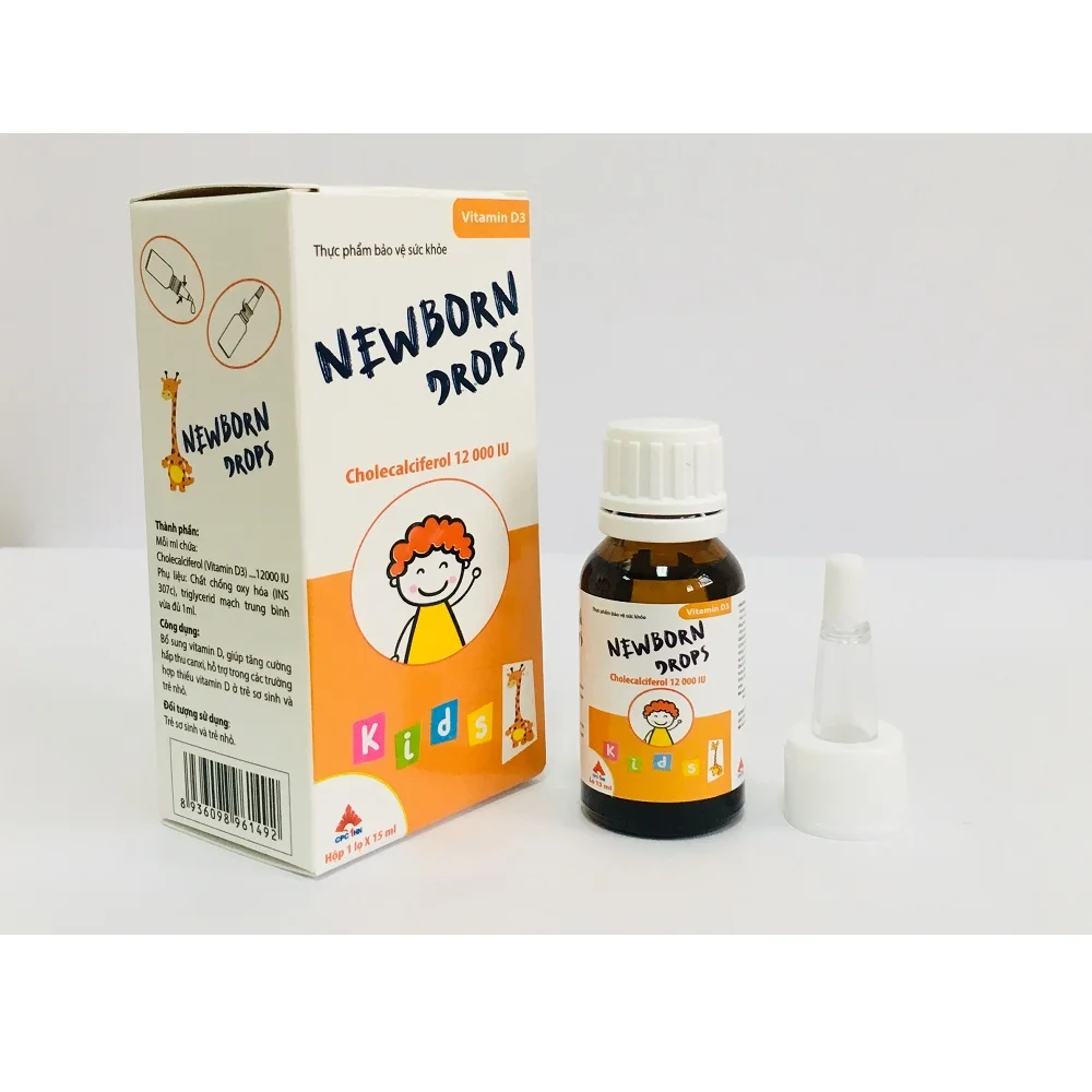 
Vitamin D3 supplement Support calcium absorption Height Supplement for infant and children for Vitamin D deficiency Oral liquid 