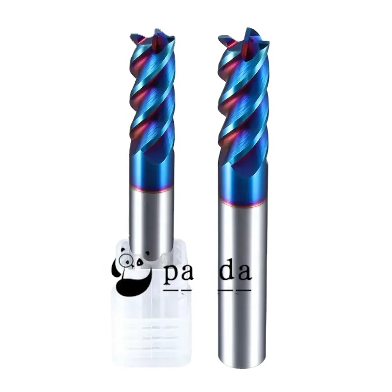 ZCC CT CNC Lathe End Mill 4E/3E/2E-D1.0/D10.0/D20.0 Straight Shank Flat Milling Cutter
