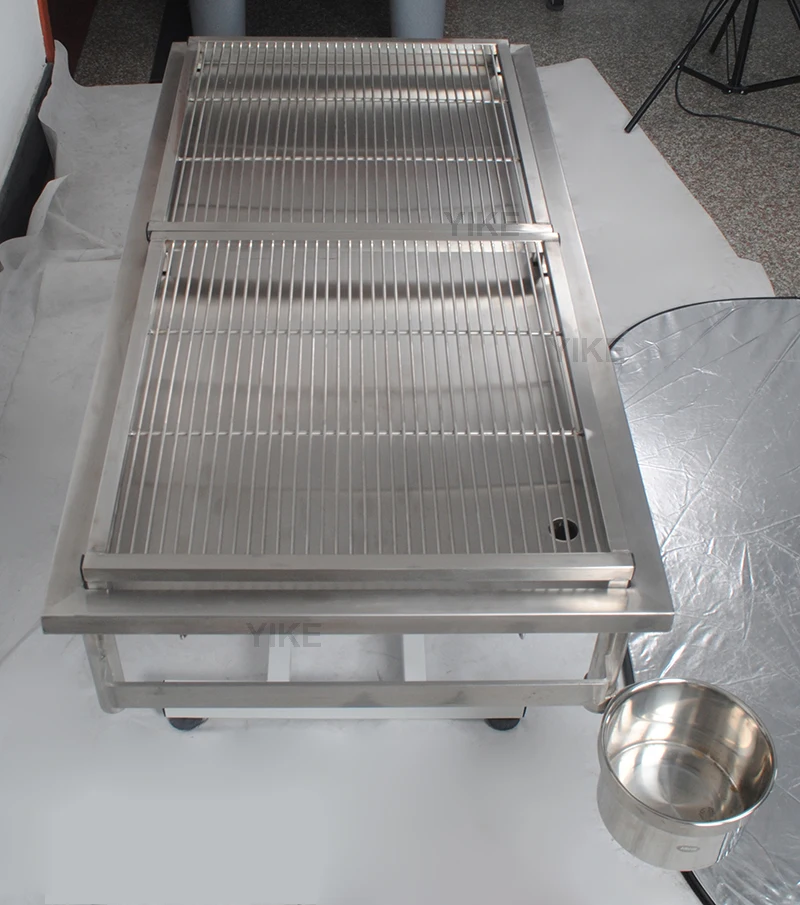 Vet Electric Lifting Surgery Table Stainless Steel Veterinary Animal Cat Dog Examination Table Surgical Pet Operating Table