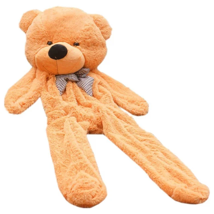 Factory wholesale large plush bear plush toy cheap soft unfilled animal skin