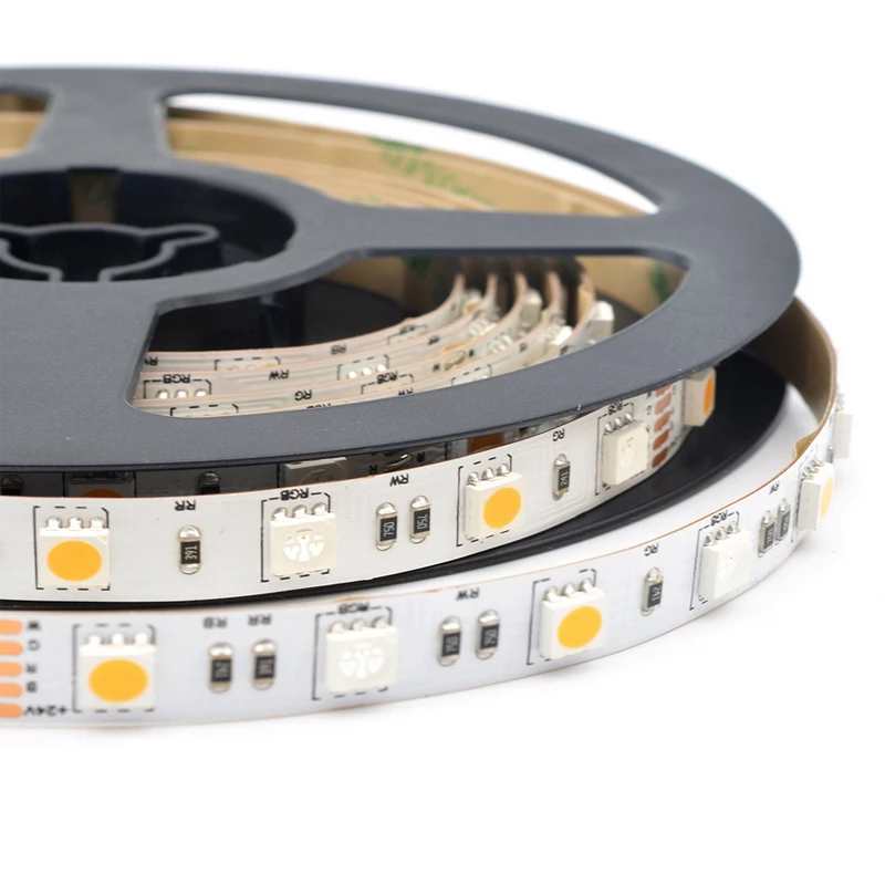 Светодиодная лента RGB RGBWW меняющая цвет веревка освещение с теплым белым светом 3500K 300 футов 5050 светодиодов + белый