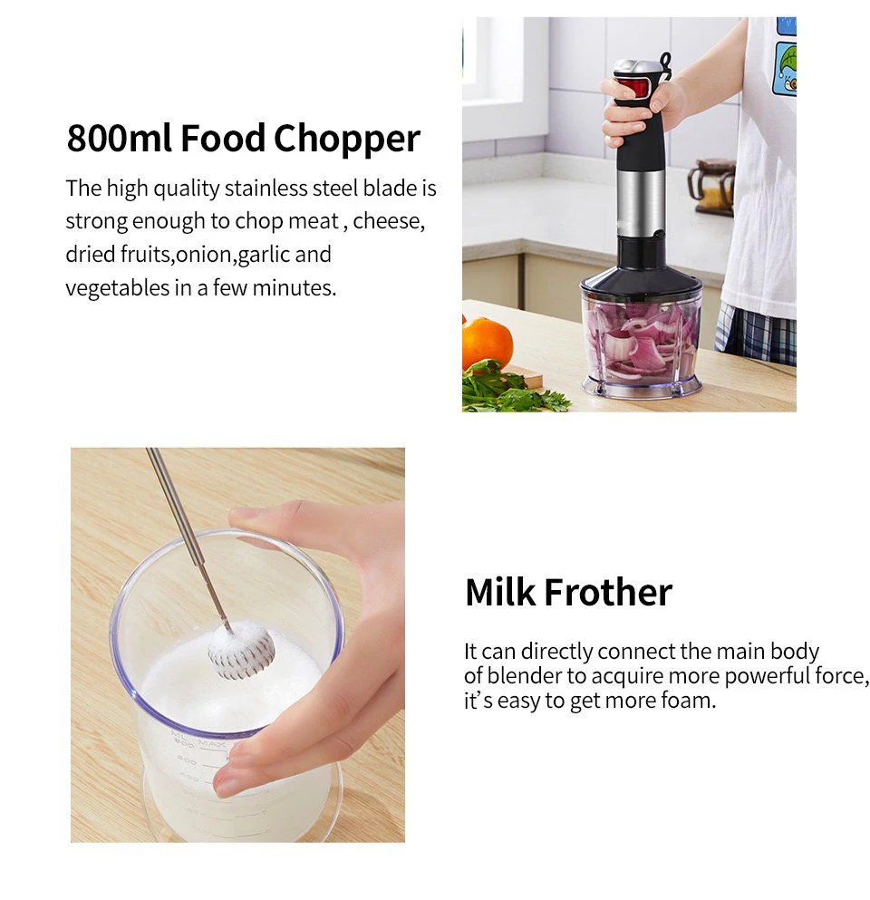 kitchen appliance 5 in 1 multi-purpose juicer electric hand stick blender