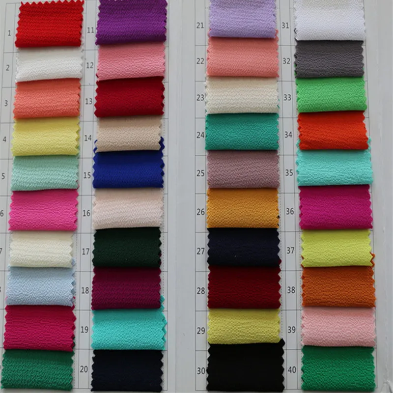 97%Polyester 75D Span Seersucker Chiffon 4 Way Stretch Spandex Fabric For Dress