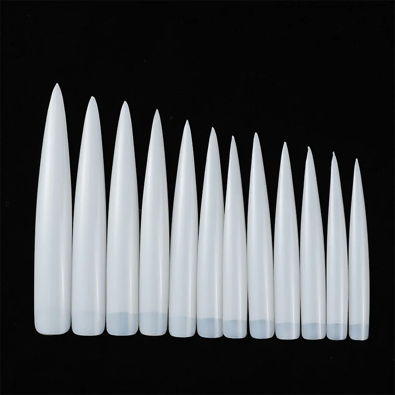 Professional XL salon square stiletto false nail tips 100 120
