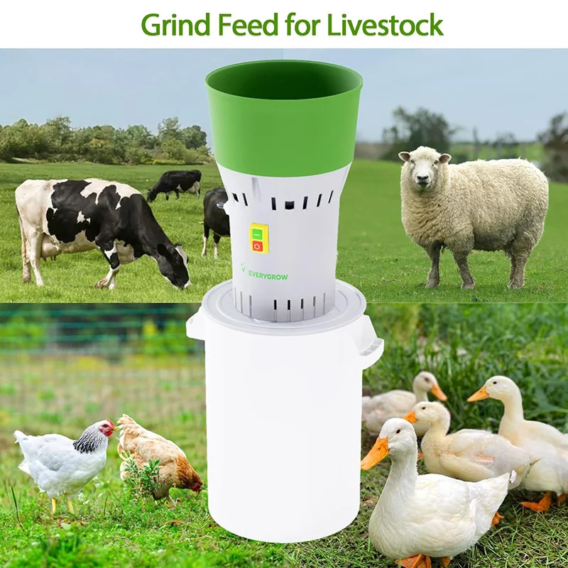 High-Performance Feed Pellet Grinder Feed Crusher for Rapid Feed Processing Grains Rice Mill Corn Wheat Barley Grinder Machine